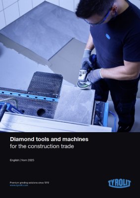 Diamond tools and machines for the construction trade - 2025